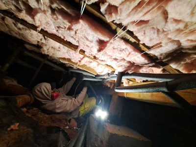 Attic Plumbing Line Replacement