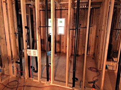 Under Slab Plumbing Installation